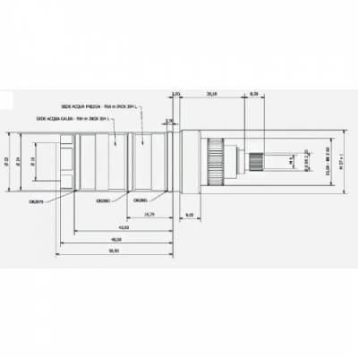 Thermo 1/2'' (25mm) Screw Fit Thermostatic Cartridge